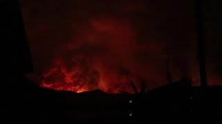 Congo  la lave du volcan sest arrêtée plusieurs villages engloutis Goma épargnée [upl. by Alfie]