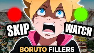 Boruto Fillers to Skip amp Fillers Worth Watching [upl. by Moitoso]