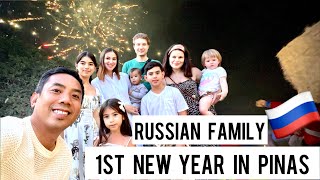 My Russian Family 1st New year Here in the PHILIPPINES [upl. by Marpet]