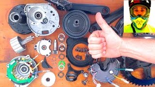 Bafang 8fun from parts to complete BBS02 in 32 seconds timelapse service  repair [upl. by Lienet706]