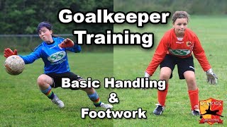 Goalkeeper Training  U10U12  SeriousGoalkeepingnet [upl. by Ardnoek]