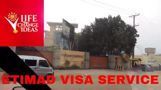 BIOMETRIC ETIMAD VISA CENTER LAHORE COMPLETE LOCATION GUIDE IN URDU HINDI VLOG 2021 Google map guide [upl. by Elocin796]