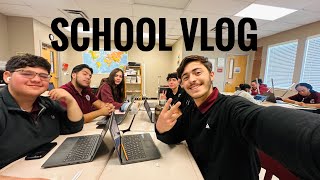 A day in life at American High School 🇺🇸  School Vlog  Exchange student 😍 [upl. by Auqinom625]