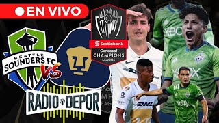 SEATTLE SOUNDERS 3  0 PUMAS goles análisis y resumen  FINAL de CONCACHAMPIONS 2022 [upl. by Gaston]