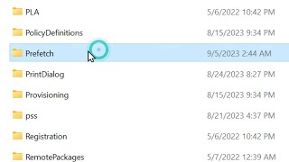 Cant Open Prefetch Folder Not Opening in Windows 11  10 FIXED [upl. by Ellesirg]