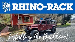 Installing a Rhino Rack Backbone System on a Jeep Gladiator [upl. by Jaymie]