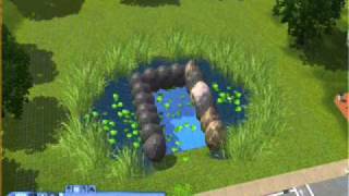 Sims 3 How to Swim in a pond or lake [upl. by Gladis]