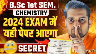 BSc 1st Semester Chemistry Most Important PaperBe DKDian [upl. by Nomael]