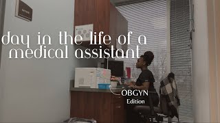 REALISTIC DAY IN THE LIFE OF A MEDICAL ASSISTANT  detailed OBGYN [upl. by Corina]