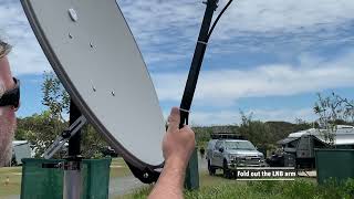 SatPlus TD1 Satellite dish system for VAST and Foxtel [upl. by Haeckel]