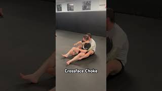 Crossface choke from the Claw choke jiujitsu grappling crank jiujitsulifestyle [upl. by Lindholm]