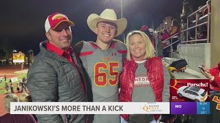 WSU kicker Dean Janikowski looks to help others off the field with More than a Kick campaign [upl. by Ahmar]