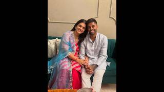 Surya Kumar Yadav And Beautiful Wife  karwachauth  shorts short love [upl. by Nowaj]