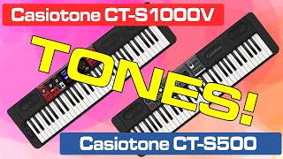 33 Tones in 10 Minutes  Casiotone CTS1000V amp CTS500 [upl. by Torry]