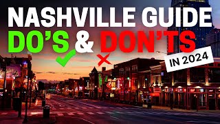 Nashville Tennessee Dos And Donts  TRAVEL GUIDE [upl. by Lovmilla]