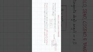 Scomposizione vettori e trigonometria  Parte e fisica matematica ProntoSoccorsoStudenti [upl. by Wareing660]