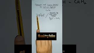 shortsvideo Chemistry Online by Prof IQ Formula amp Lewis Structure of Calcium Hydride education [upl. by Archibald]