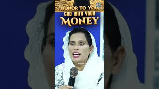 Honor to you God with your Money  shorts  ThePowerOfHolySpiritMinistries [upl. by Aile]