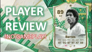 WORTH IT🤓 89 WINTER WILDCARD ICON Barnes Player reviewNO GAMEPLAY  EA FC 24 [upl. by Purdy]