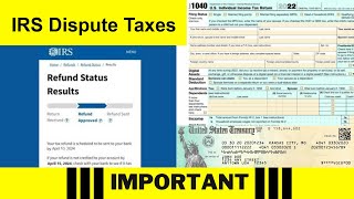 IRS How to Dispute a Tax Bill Step by Step Guide [upl. by Carlyle]