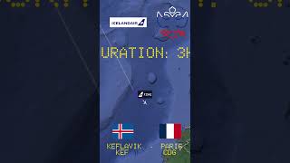 Keflavik🇮🇸Paris🇫🇷 Icelandair Boeing 767319ER icelandair iceland france boeing b767 [upl. by Anelac]
