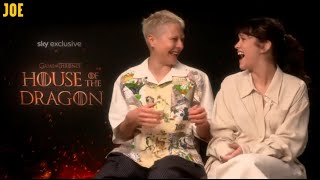 Emma DArcy amp Olivia Cooke on House Of The Dragons topicality and a great Alan Carr story [upl. by Stanfill586]