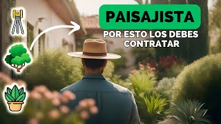 Paisajistas 🌳  ¿Qué hacen  ¿Quién puede ser paisajista [upl. by Haneehs]