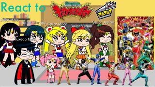 Sailor Moon React To Zyuden Sentai Kyoryuger🦖🦕🌋🥚Gacha Club Original🇺🇸🇯🇵 [upl. by Kauffman]