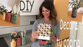 DIY Como DECORA LA COCINA fácil  Tips decoración [upl. by Dhiman]