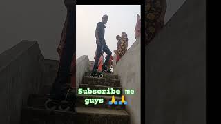 Skateshoespahan kar Sidhi se niche utar raha hun 😘😘viralshort [upl. by Eerahs]