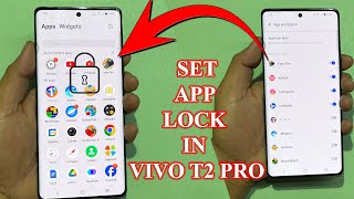 How to set app lock in vivo T2 pro 5G [upl. by Douglass]