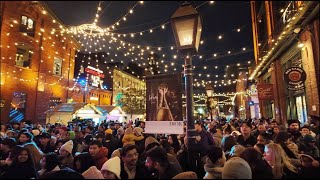 Opening Day at Toronto Distillery Winter Village 2024 Christmas Village [upl. by Pentheas]