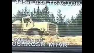 Oshkosh MTVR Hägglünds BVS 10TAGGS Soucy Rubber Track HEMTT 2004 in action 2004 [upl. by Ymrej]