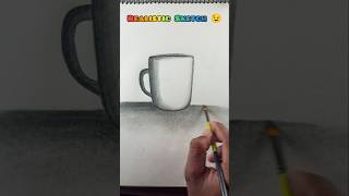 Hyper Realistic Sketch For Beginners 😀 shorts ytshorts [upl. by Tolland696]