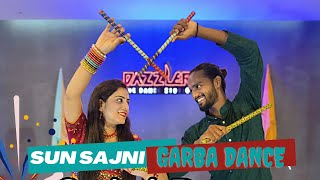 Sun Sajni  Garba Dance Fusion  Dazzler The Dance Studio garba navratri [upl. by Refinnaj]