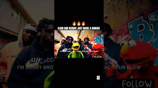 ELMO FT KERMIT MUSIC VIDEO PARODY ai elmo kermit hood fyp [upl. by Aneen580]