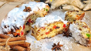 A recipe for a traditional German Stollen pie for Christmas [upl. by Suivat]