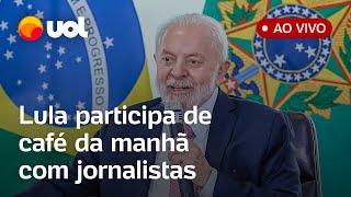 🔴 Café com jornalistas ao vivo Lula recebe repórteres no Palácio do Planalto acompanhe na íntegra [upl. by Gardol260]