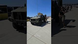 అమెరికా లో Army Vehicle bullet proof JLTV in USA  usa telugu vlogs [upl. by Niboc286]