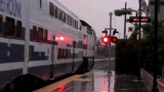 Metrolink Trains  Glendale Depot  121109 [upl. by Wilone522]