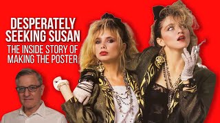 Madonna amp Rosanna Arquette Making the Desperately Seeking Susan Poster madonna rosannaarquette [upl. by Inoliel]