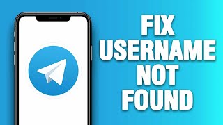 Telegram App Username Not Found  How To Fix  Quick Solution [upl. by Nyrret]