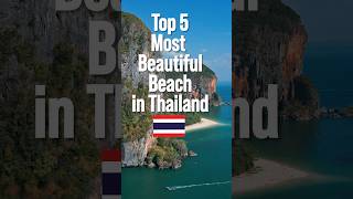 🇹🇭 🏝️ Top 5 Most Beautiful Beaches in Thailand You Must Visit [upl. by Noella519]