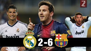 TOP 5 Partidos donde el Barcelona humilló al Real Madrid  Zicrone21 [upl. by Ahsal]