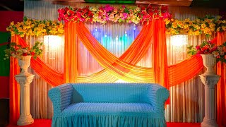 গায়ে হলুদের স্টেইজ  Gaye Holuder Stage [upl. by Dnaletak582]