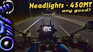 LED Headlight Review  CFMOTO 450MT [upl. by Renell]