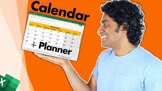 Kick start the year with this AWESOME Calendar amp Planner Excel template [upl. by Annecorinne]