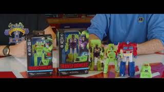 Hasbro Devastator and The Fallen Megatron Mcm London Comicon 2024 reveals  combiner power [upl. by Neitsirhc]