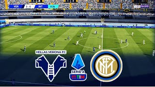 HELLAS VERONA vs INTER MILAN  LEGA SERIE A TIM 202425 [upl. by Desireah770]