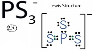 PS3 Lewis Structure How to Draw the Lewis Structure for PS3 1 [upl. by Naimed]